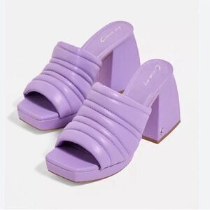 Circus NY Lilac Purple Mule Sandals(Size 8.5M)